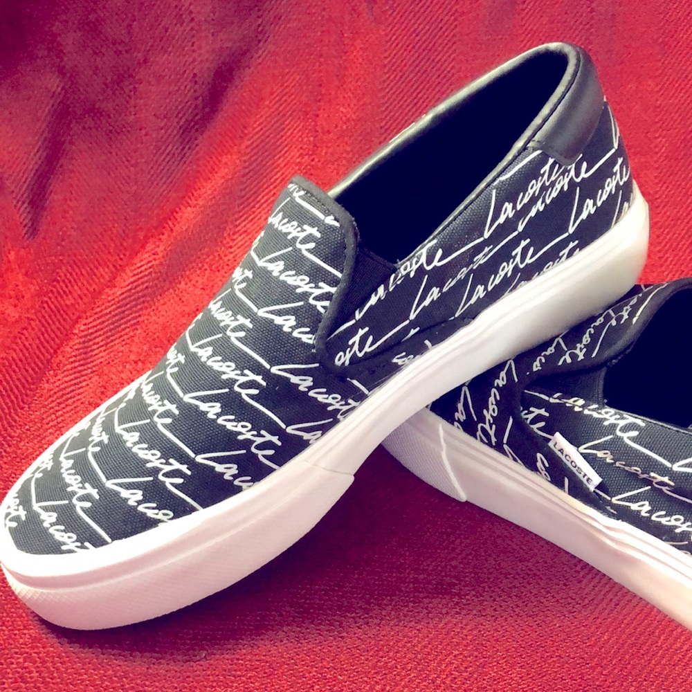 LACOSTE JUMP SERVE signature print Men 7.5